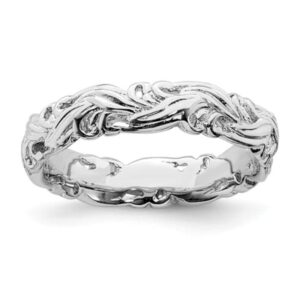 sterling silver stackable expressions ring