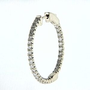 14k y earrings 64rd 1.05ct