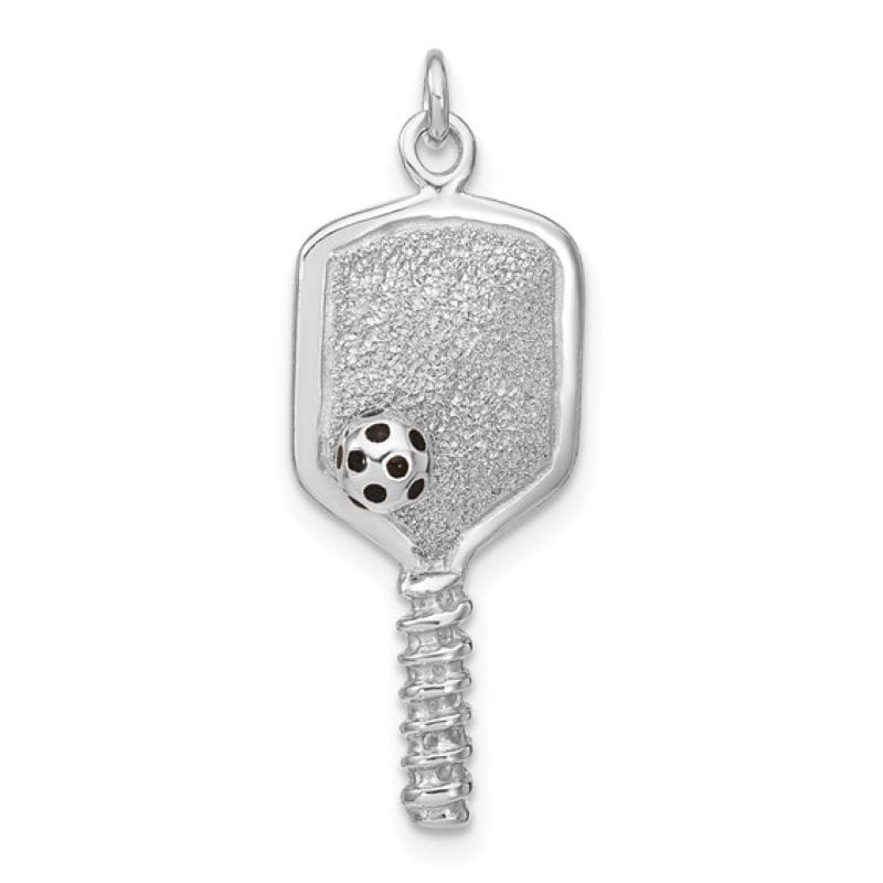 Sterling Silver Pickleball Charm