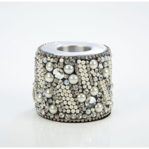 diamante tea light size 4.3″ w x 3.3h