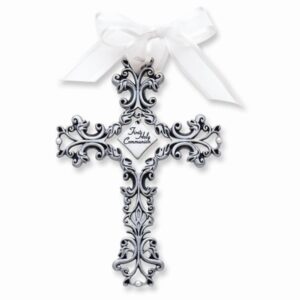 first communion filigree cross