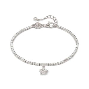 Petit Sparkle Tennis Bracelet – Sterling Silver & CZ Star