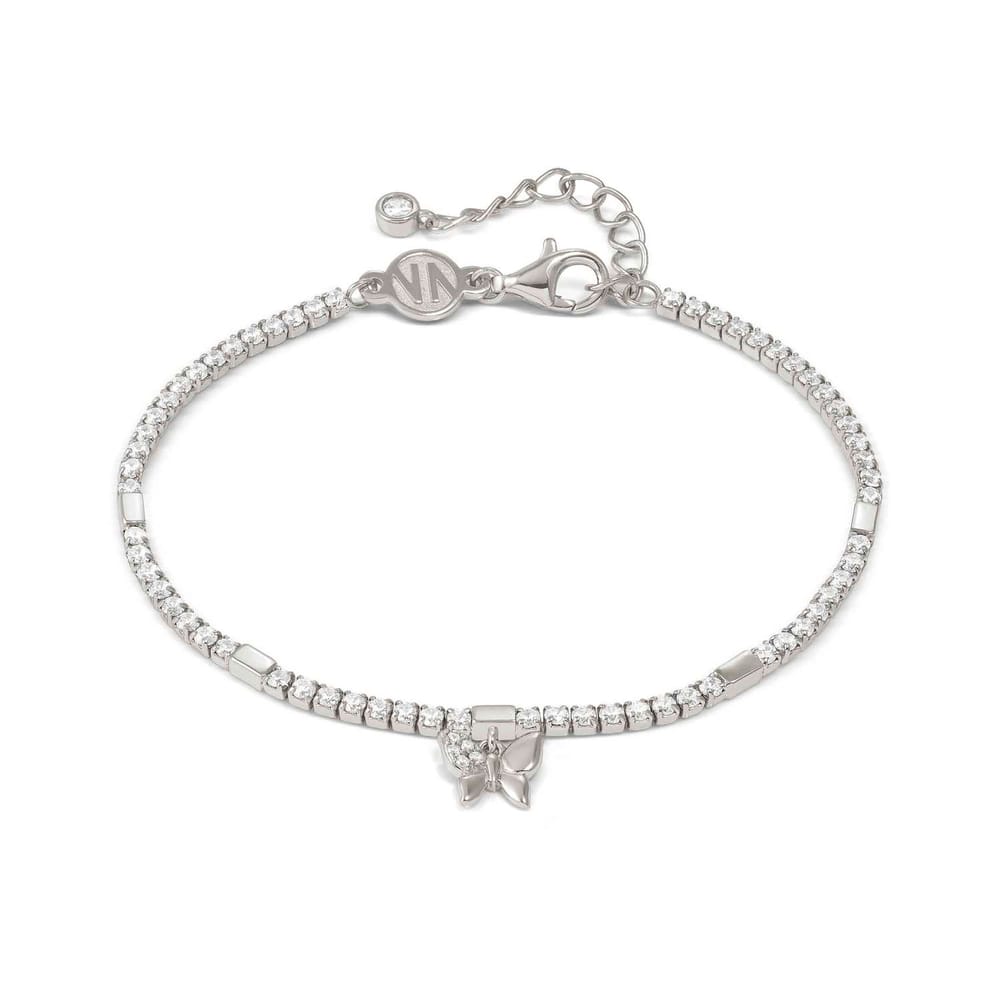 Petit Sparkle Tennis Bracelet – Sterling Silver & CZ Butterfly