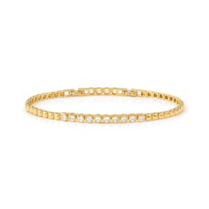 Enigmatic Shine Bracelet – CZ Yellow Gold