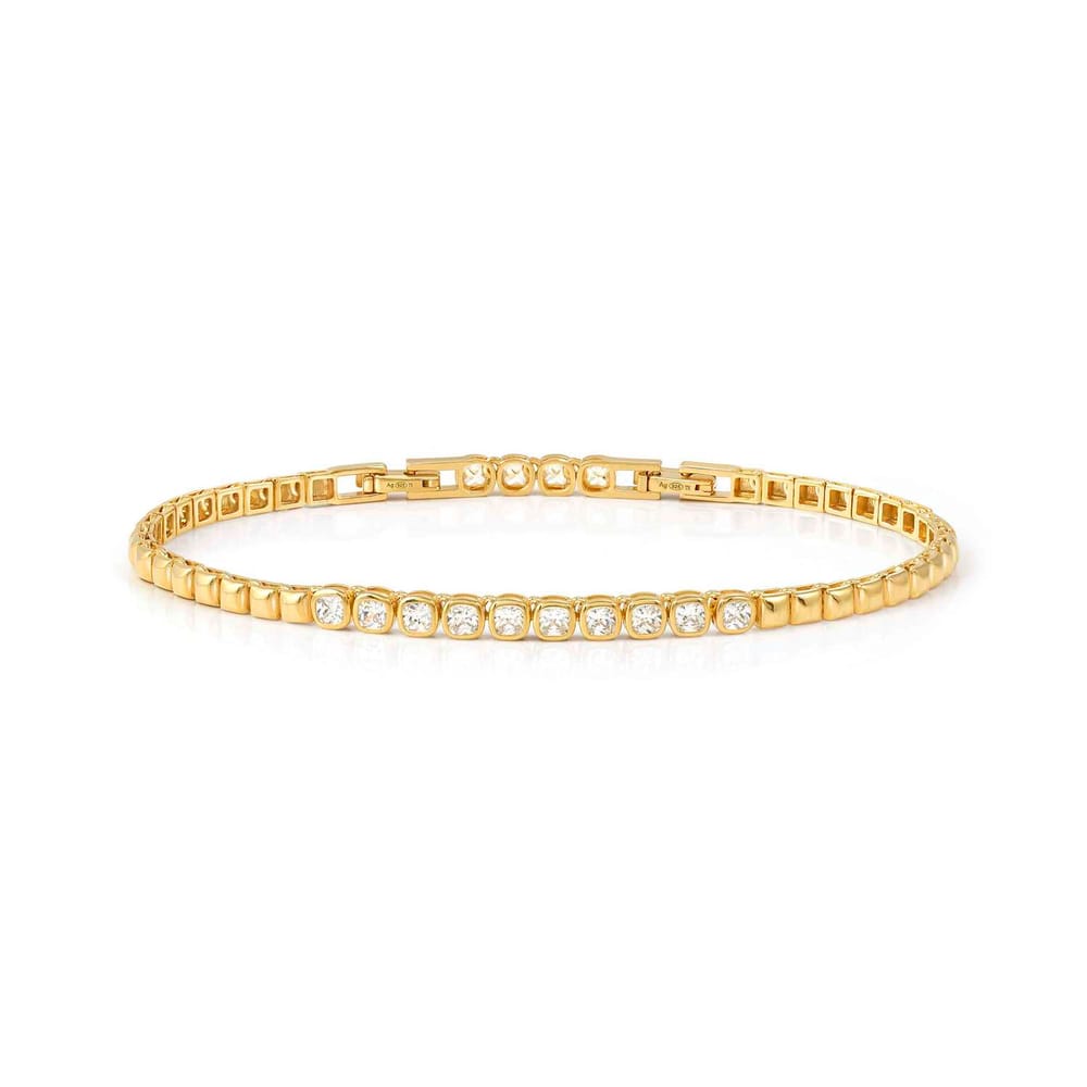 Enigmatic Shine Bracelet – CZ Yellow Gold