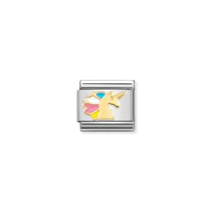 Nomination Composable Classic Symbols Charm – Multicolor Unicorn