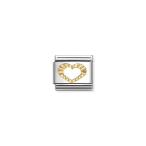Nomination Composable Classic Symbols Charm – Diamond Heart Profile