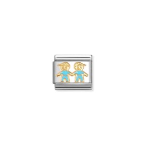 Nomination Composable Classic Symbols Charm – Blue Brothers