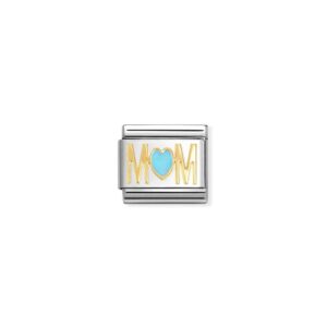Nomination Composable Classic Symbols Charm – Mom Blue Heart