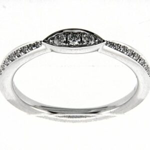 14K white gold 19 diamonds .36CT F Color VS2