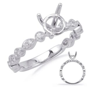 .27 Round White Gold Engagement Ring