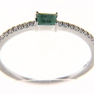 14K W BAND 22RD 1.09CTSM 1 EM 0.12CTS